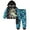 Sky Blue, variant on Boys Dinosaur Clothes Long Sleeve Pullover Hoodie Sweatsuits Tops and Pants Kids Winter Fall Outfit Set