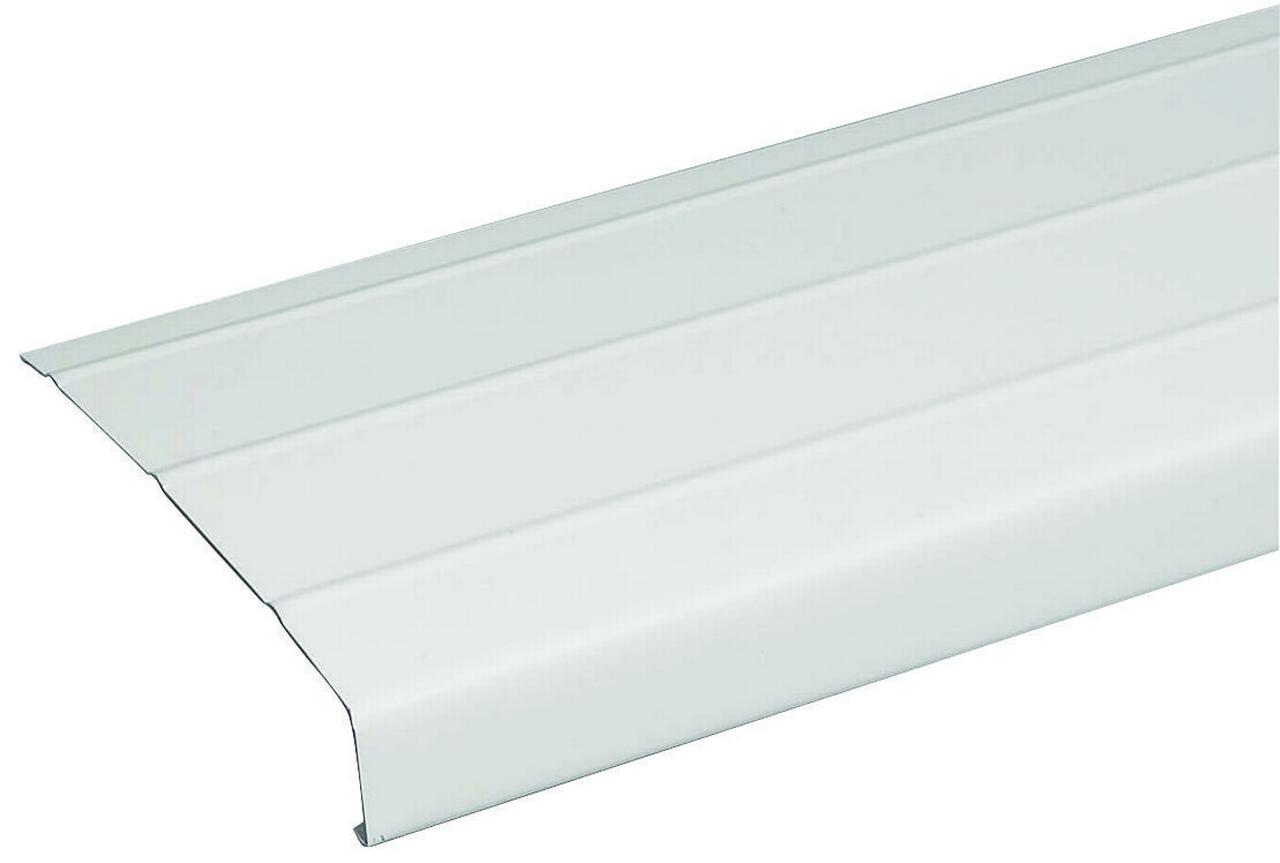 FASCIA TRIM 6INX12FT WHITE ALU