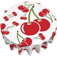 thumbnail image 6 of Fruit Tablecloth Round Table Cloths 60 Inch Wrinkle Resistant Picnic Table Covers Washable for Holiday Kitchen Party Picnic, 6 of 6