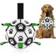 thumbnail image 1 of Juguetes para perros Balón de fútbol con lengüetas de agarre, juguetes interactivos para perros para tirar de la guerra, regalos de cumpleaños para cachorros, juguete para perros, juguete de agua para JFHHH pequeña, 1 of 4