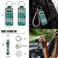 thumbnail image 5 of Yuyamidu Cow Print Car Seat Covers Full Set with Steering Wheel Cover Seat Belt Strap Cover Garbage Bag Rearview Mirror Protective Cover Aztec Tribal Cup Coasters Keychain 13 Pcs, 5 of 5