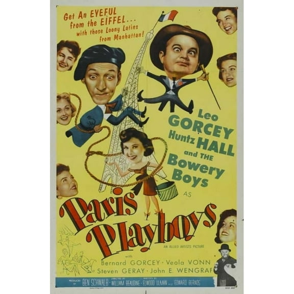 Posterazzi MOVGB25604 Paris Playboys Movie Poster - 27 x 40 in.