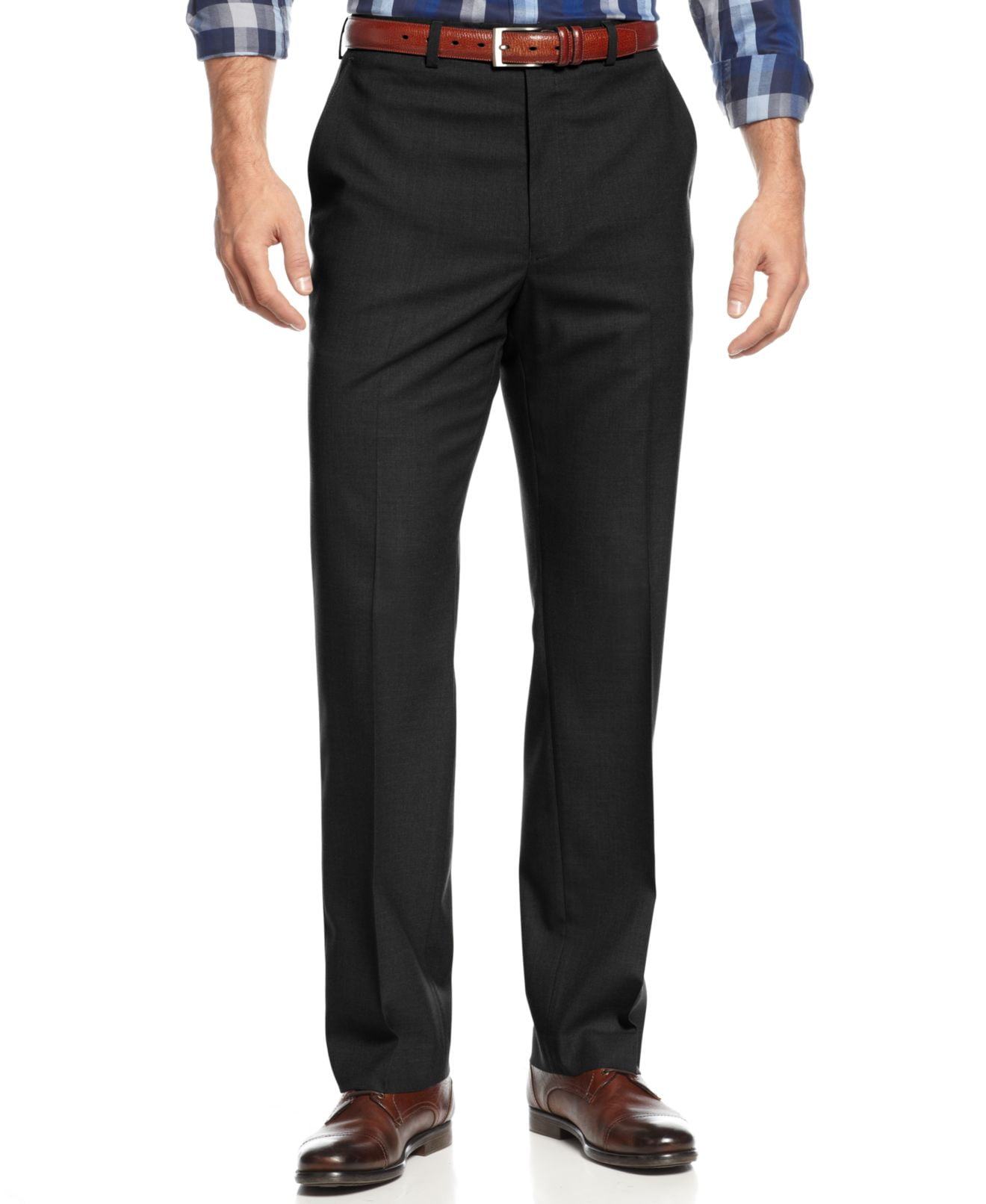 Tommy Hilfiger Men's Pants Brown Size 38X32 Modern-Fit THFlex Stretch $95 #030 