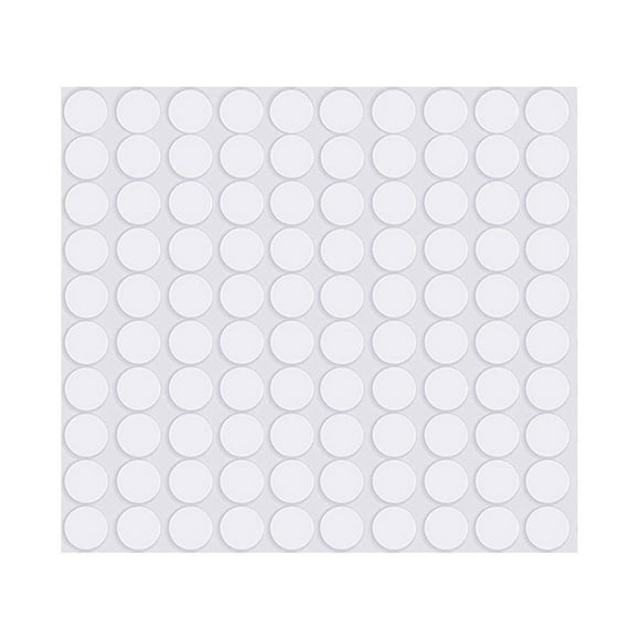 Points Autocollants 100 Pcs Adhésif Fort Acrylique Sans Joint Transparent Ruban Double Face pour Papier Plastique Verre