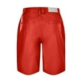 thumbnail image 5 of Bcfgryg Leather Shorts Men's Hop Motorcycle Ride Party Disco Shorts Athletic Shorts Men Red 33, 5 of 5