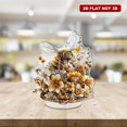 thumbnail image 4 of Rotating acrylic ornament featuring a crystal bee surrounded by vibrant flowers and honeycombs in rich yellow to dark brown hues with intricate details, 4 of 8