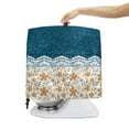 thumbnail image 4 of ZIATUBLES Kitchen Stand Mixer Cover Dust Cover Compatible with 6-8 Quart Mixer Multi-Functional Waterproof Kitchen Mixer Organizer Bag Decorative Cover, Floral Lace Denim Print, 4 of 7