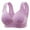 Light Purple, variant on Lixiuxyad Wireless Bras Women Casual Adjustable Breathable Top Bra Underwear Without Steel Ring Gathering