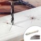 thumbnail image 4 of Twist Drill Bits Woodworking DIY DIY Bit de perforación con accesorios de mango Aleación Carpintería Reemplazo Herramientas de mano rotativa Manija de madera Vogacara TO007916-01, 4 of 7