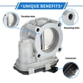 thumbnail image 3 of Unique Bargains 1 Pcs Throttle Body for Ford Edge 2.7L V6 - Gas 2015-2018 Replace No.GB8Z-9E926-A, 3 of 6