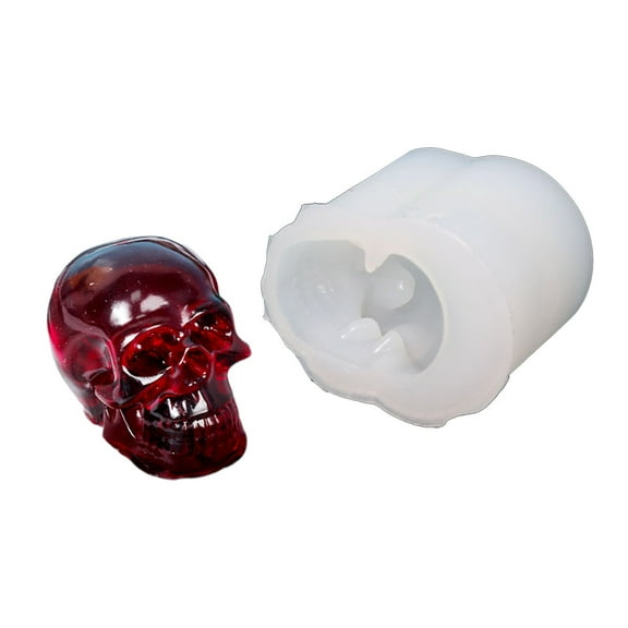 Whoamigo Skull-Shape Resin Mold - Keychain and Pendant Making