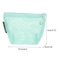 thumbnail image 2 of Unique Bargains 1 Pc Lightweight Mesh Makeup Bag Makeup Bag for Business Travel Nylon Sky Blue, 2 of 6