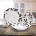 thumbnail image 4 of Vajilla de Porcelana Crown Baccara 16 piezas con vaso Blanco, 4 of 4