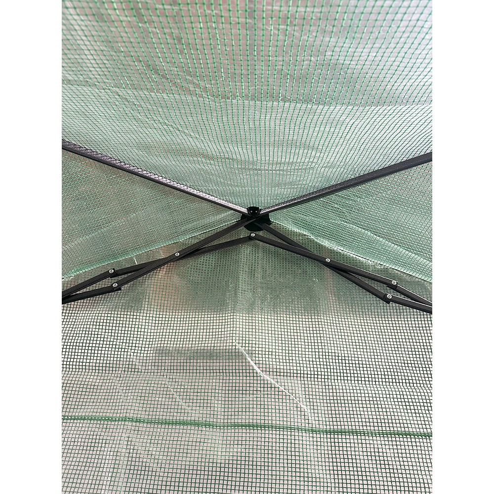 Garden Winds Custom Fit Replacement Cover Compatible with The Eagle Peak GH36 9' x 4' Lean To Portable Walk In Instant Pop Up Greenhouse Zipper Entry Doors Mesh Side Window - PE Fabric - Green