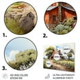 thumbnail image 3 of Designart "Farmstead horizon II" Landscapes Metal Wall Decor, 3 of 5