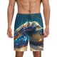 thumbnail image 1 of Fotbe Sunshine Underwater Sand Turtle Pantalones Cortos de Pijama para Hombre, Ropa de Dormir, Pantalones de Pijama Cortos para Hombre-3X-Large, 1 of 6