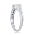 thumbnail image 2 of Daily Delight TheJewelryHut Designer Sterling Silver Micro Pave CZ Heart Ring, 2 of 2