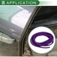 thumbnail image 3 of Universal Car Door Edge Protective Sealing Strip U-Type Door Scratch Protection Guard m -scratch Collision PVC Iron Purple, 3 of 6