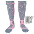 thumbnail image 1 of Chaussettes Chauffantes Rechargeables pour l'Hiver Réchauffeurs Thermiques pour Cyclisme Ski Chaussettes Chauffantes avec Banque d'Alimentation Confort Chaud pour et 3 Réglages de Chauffage, 1 of 4