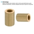 thumbnail image 4 of M6 Brass Spacers, 5 Pcs Metal Spacer Brass 6mm ID x 10mm OD x 16mm L Screw Standoff for 1/4inch or M6 Screw Bolts, 4 of 5