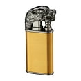 thumbnail image 2 of My Recent Orders Double Fire Straight To Open Flame Conversion Metal Lighter Unique Shape Lighter Metal, 2 of 3