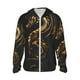 thumbnail image 1 of Fotbe Golden Dragon Tattoo Art Chaqueta con Protección Solar UPF 50+ para Hombre y Mujer, Camisa con Capucha y Bolsillos-Small, 1 of 7