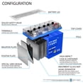 thumbnail image 4 of Y50-N18L-A3 GEL Battery for Kawasaki 1200cc ZG1200 Voyager XII 1994, 4 of 14