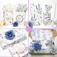 thumbnail image 3 of 60 Sheets Floral Tissue Paper, Vintage Wildflower Gift Wrapping Tissue Paper for Gift Bag & Packaging, Watercolor Art Tissue Ideal for Wedding Birthday Party Decor Box basket Fillers,20x14in, 3 of 3