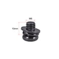thumbnail image 2 of Tornillos de cabeza plana M6x0.39'' de Uxcell, combinados con acero al carbono, 20 piezas, 2 of 2