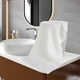 thumbnail image 4 of Toalla De Algodón, Toalla De Baño Suave Y Absorbente, Tejido De Secado Rápido, Secado Delicado Para Rostro Y Cuerpo, Ideal Para El Hogar Y El Gimnasio, Color Blanco, 4 of 9