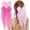 Breast Cancer, variant on 2 count Big Glitter Layered Hair Bows for Women Girls 8 Inch Barrette Hair Clip Black Sliver Sparkly Large Long Bows Style Hair Accessories (Black+)