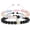 Colorful, variant on Couple Matching Bracelets for bf and gf, Best Friend Promise Bracelet, Crystal, Style H5336