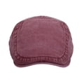 thumbnail image 4 of FINALGANG Mens Womens Solid Color Newsboy Cap Classic Panel Buckle Adjustment Strap Hat For Daily Outdoor Wear Fashionable Headwear, 4 of 5