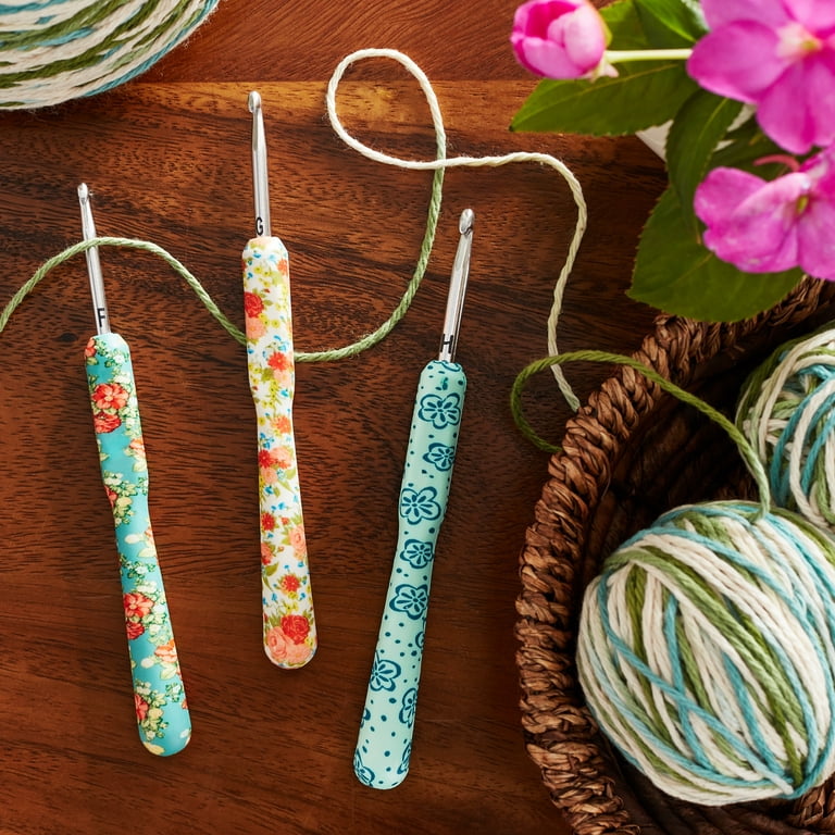 Yarniss Digital Counter Crochet Hooks Set, 17 Size Light Up Crochet Hooks  2.5mm ~15.0mm(Valentines Day Gifts) 