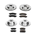 thumbnail image 3 of PowerStop Front and Rear Z23 Evolution Sport Carbon-Fiber Ceramic Brake Pad and Drilled & Slotted Rotor Kit Fits: BUICK CHEVROLET GMC ISUZU OLDSMOBILE Select Models K2058, 3 of 10
