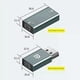 thumbnail image 3 of Aluminum 4K Displayport Mini DP to HDMI-compatible Adapter 4K @60Hz 1080P Female To Male For PC Laptop Projector Converter, 3 of 5