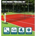 thumbnail image 2 of Portable Pickleball Net Set, 22 FT Regulation Size with Ball Collector & Carry Bag, Easy Setup for Indoor/Outdoor  - Red, 2 of 7