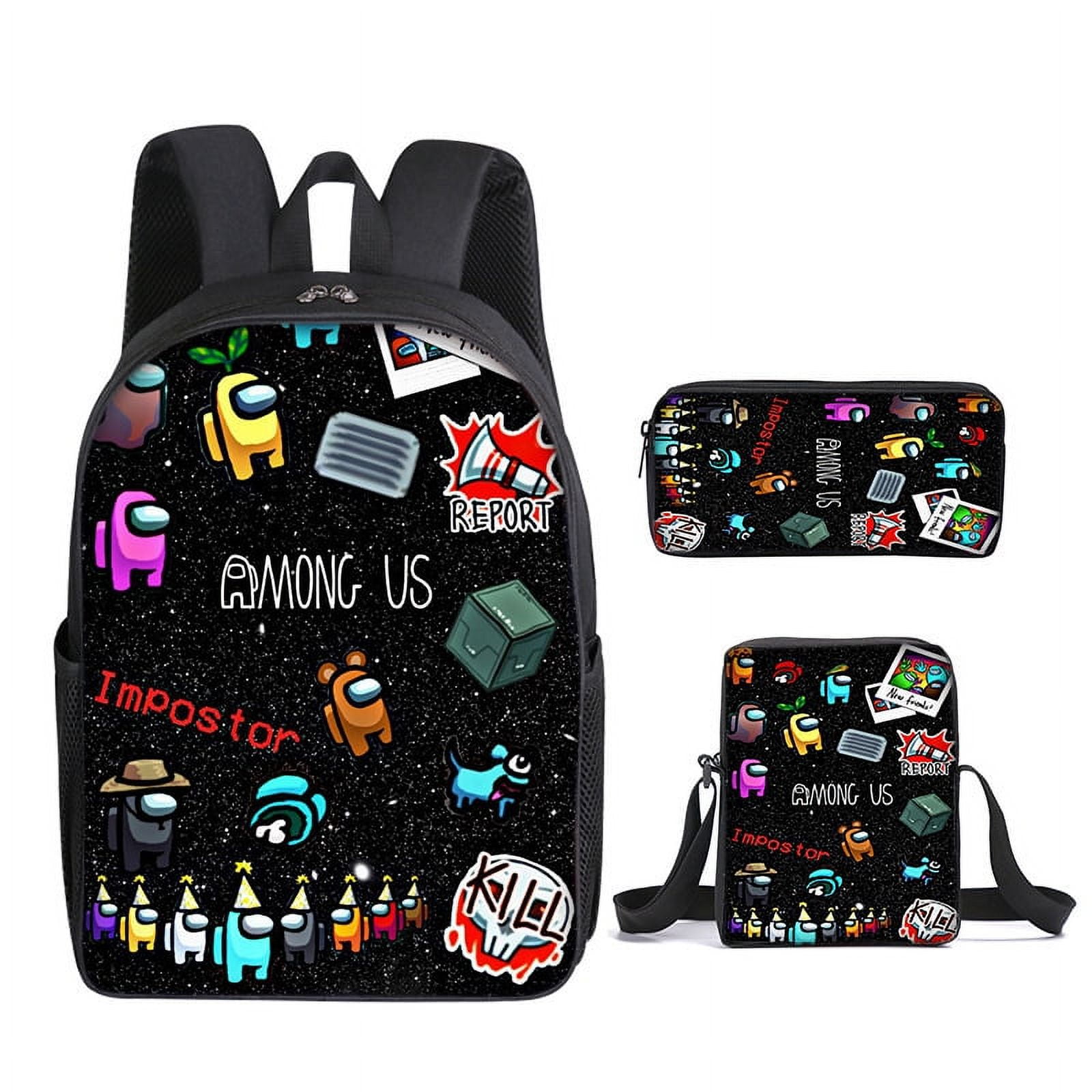Among Us Space Werewolf Schoolbag Three-Piece Set Game Peripheral