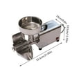 thumbnail image 2 of 110V Electric Tomato Press Strainer Tomato Sauce Maker Milling Machine Stainless, 2 of 12