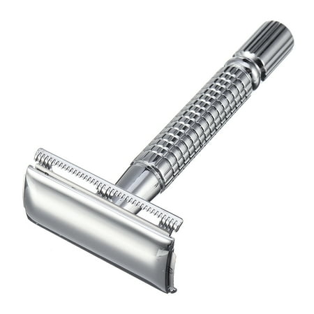 Double Edge Saftey Razor Manual Chrome Long Handle Men ...