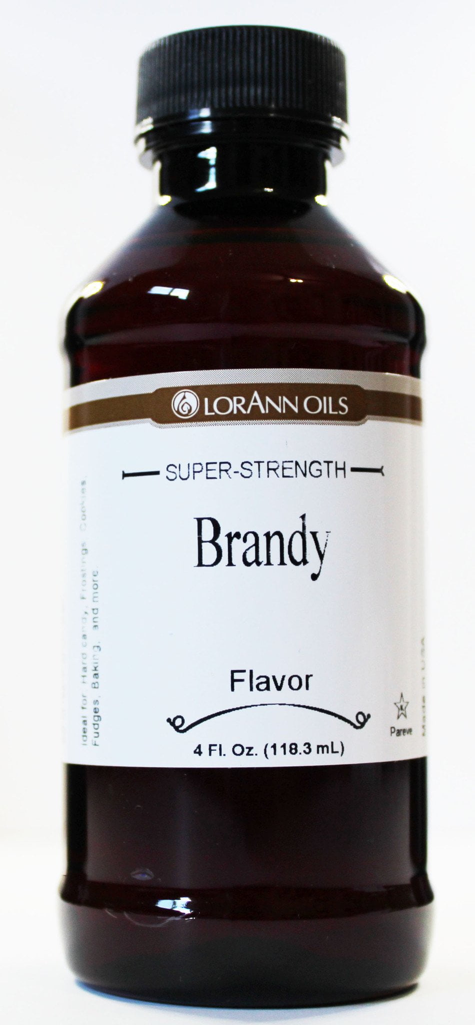 LorAnn Brandy Super Strength Flavor 4 oz