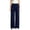 Dark Blue, variant on PureCasa Children's Pants for 2-14 Years Girls Solid Color Elastic Waist Straight Leg Jeans Loose Pull On Denim Pants with Pockets