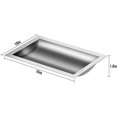 Dropin Deal Tray 304 Stainless Steel Cash Register Tray 16" Length x