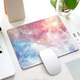 thumbnail image 4 of 22cm*18cm*0.3cm Mouse Pad Rubber + Cloth Marble Pattern Non-slip Game Pad, 4 of 8