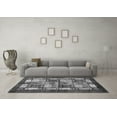 thumbnail image 3 of Ahgly Company Indoor Rectangle Abstract Gray Modern Area Rugs, 8' x 12', 3 of 4