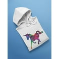 thumbnail image 3 of Cosmical Unicorn Hoodie Women -SPIdeals Designs, Female XX-Large, 3 of 4