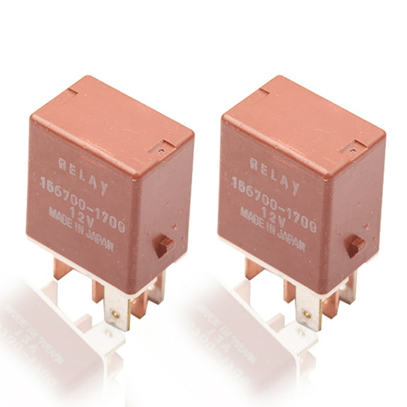 2pcs 156700-1700 90987-04004 12V 5pin DC 12V relay