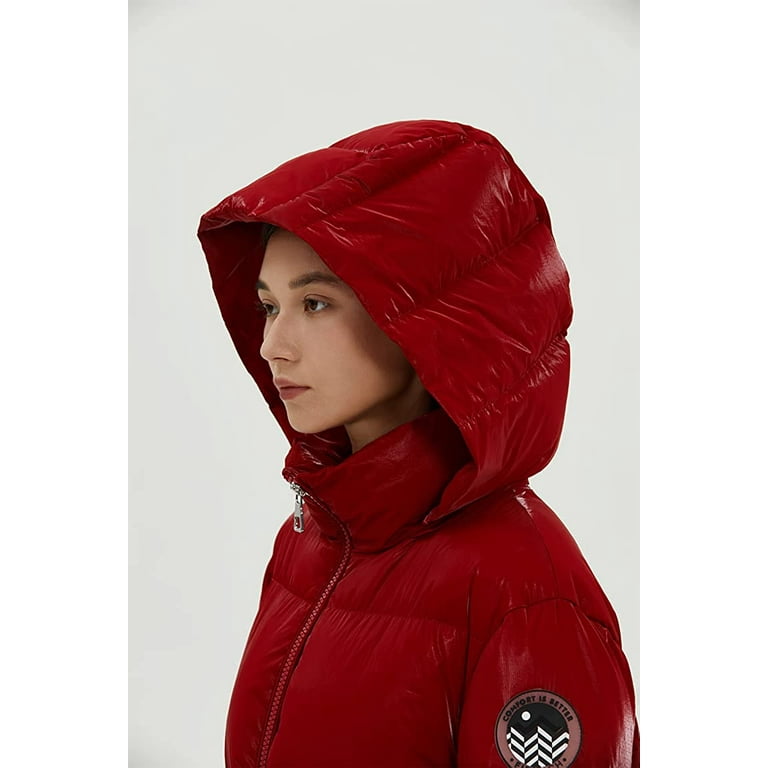 Clarire Women s Down Puffer Jacket Side Vents 700 Fill Power