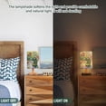 thumbnail image 5 of BZSMCE Lamp Modern Cat and Dog with Butterflies Creative Patter Night Light, 5 of 7