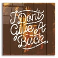 thumbnail image 1 of Epic Art 'Don'T Give A Buck' by JJ Brando, Acrylic Glass Wall Art, 12"x12", 1 of 8